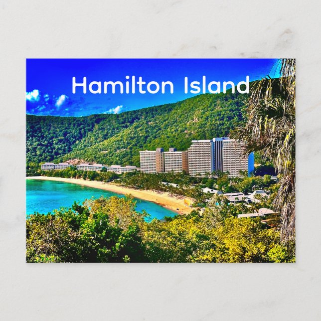 Carte Postale Plage Catseye, île d'Hamilton, Queensland (Devant)