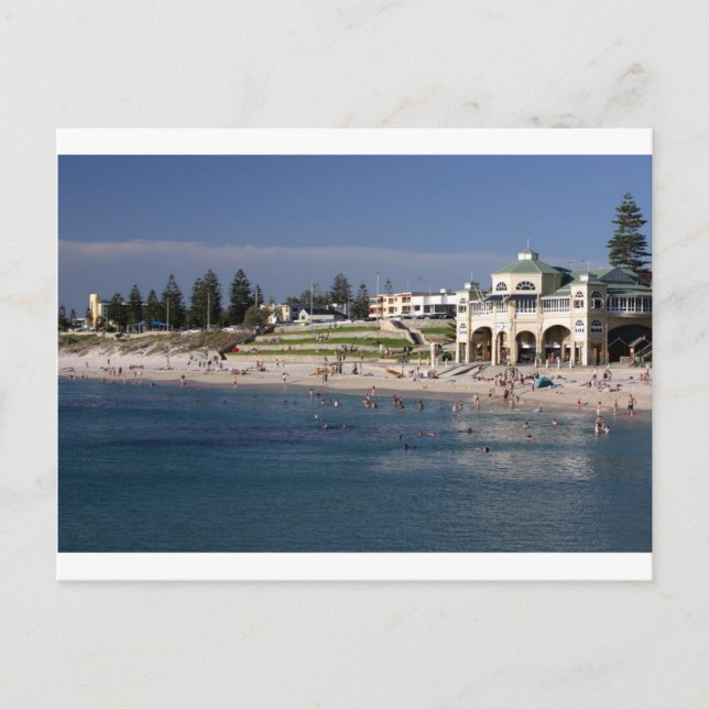 Carte Postale Plage Cottesloe à Perth, Australie occidentale (Devant)