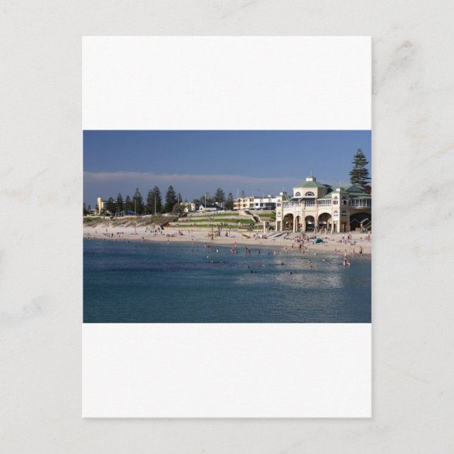 Carte Postale Plage Cottesloe à Perth, Australie occidentale (Devant)