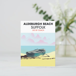 Carte Postale Plage d'Aldeburgh Suffolk
