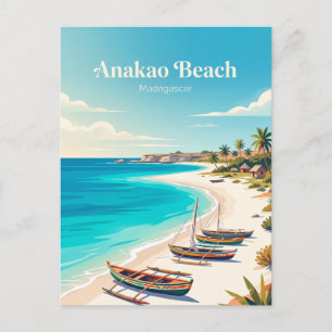 Carte Postale Plage d'Anakao Madagascar