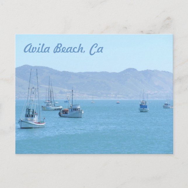 Carte Postale Plage d'Avila, Ca (Devant)