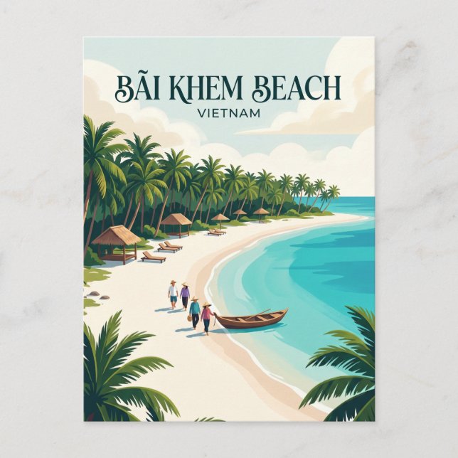 Carte Postale Plage de Bãi Khem Vietnam (Devant)