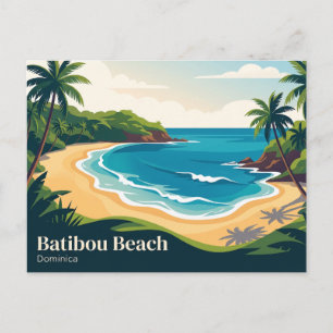 Carte Postale Plage de Batibou Dominique