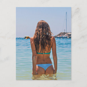 Carte Postale Plage de Bikini Tushy