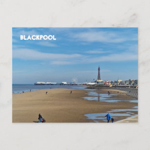 Carte Postale Plage de Blackpool