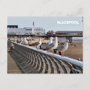 Carte Postale Plage de Blackpool