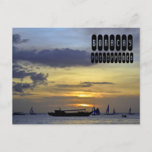Carte Postale Plage de Boracay Philippines