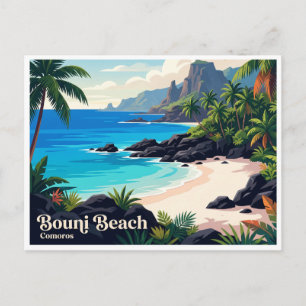 Carte Postale Plage de Bouni Comores
