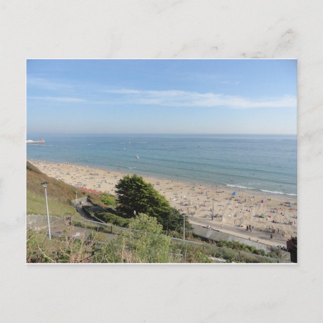 Carte Postale Plage de Bournemouth (Devant)