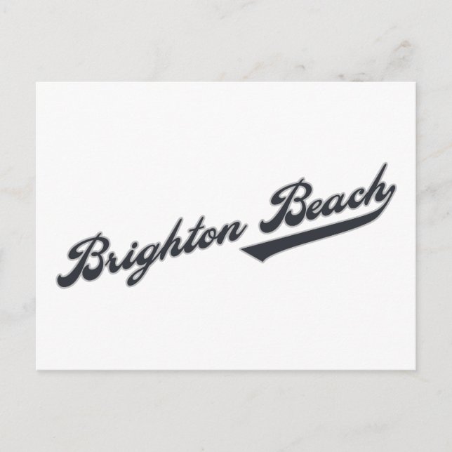 Carte Postale Plage de Brighton (Devant)