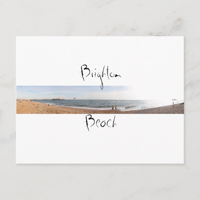 Carte Postale Plage de Brighton (Devant)