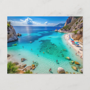 Carte Postale Plage de Cala Mariolu, Sardaigne Italie