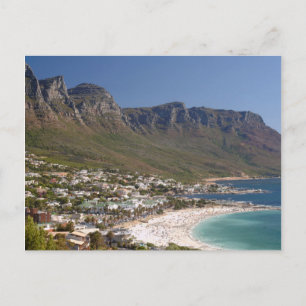 Carte Postale Plage de Camps Bay et Twelve Apostles