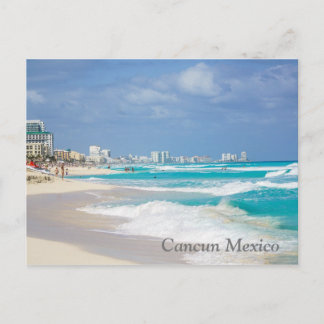 Carte Postale Plage de Cancun Mexico