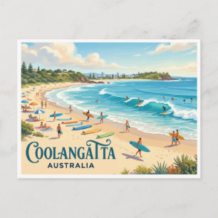 Carte Postale Plage de Coolangatta Gold Coast Australie