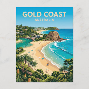 Carte Postale Plage de Currumbin Australie