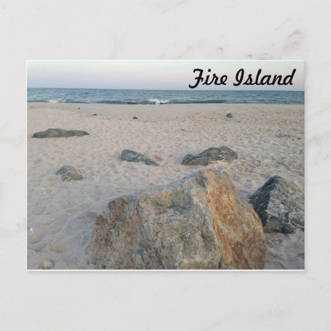 Carte Postale Plage de Fire Island (Devant)