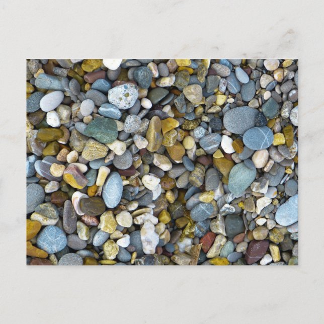 Carte Postale plage de galets (Devant)