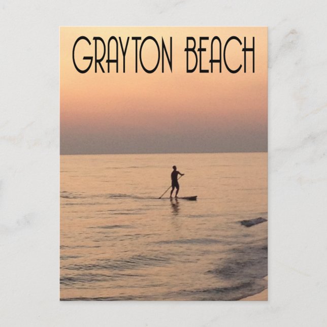 Carte Postale Plage de Grayton (Devant)