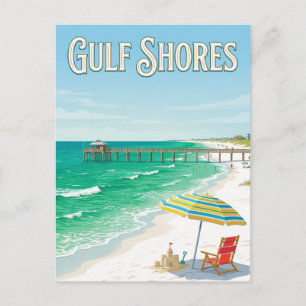 Carte Postale Plage de Gulf Shores