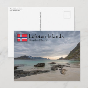 Carte Postale Plage de Haukland