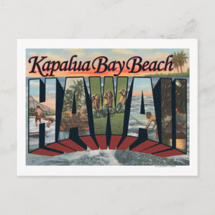 Carte Postale Plage de Kapalua Bay, Hawaii - Scènes aux grandes