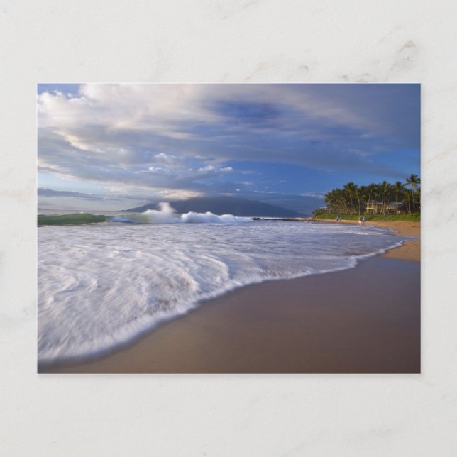 Carte Postale Plage de Kihei, Maui, Hawaï, États-Unis (Devant)