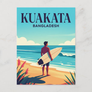 Carte Postale Plage de Kuakata Bangladesh