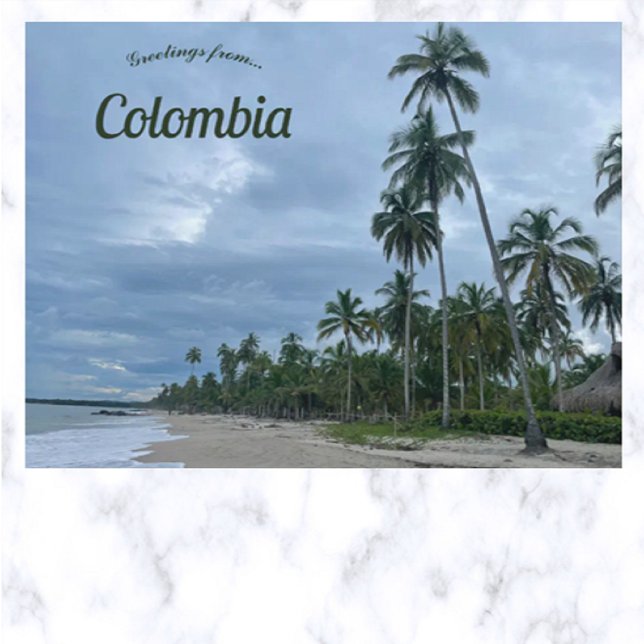 Carte Postale Plage de La Guajira Colombia (Créateur téléchargé)