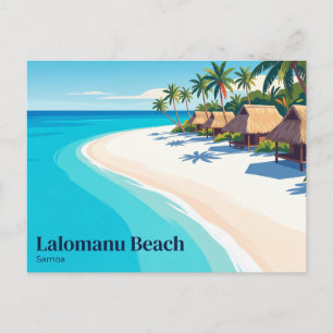 Carte Postale Plage de Lalomanu Samoa