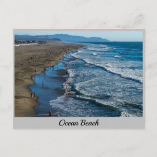 Carte Postale Plage de l'Océan San Francisco Ca.