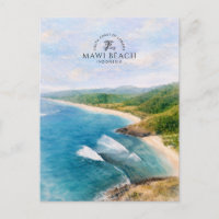 Plage de Mawi Côte sud de Lombok | Indonésie