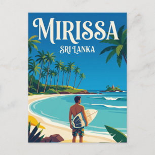 Carte Postale Plage de Mirissa Sri Lanka