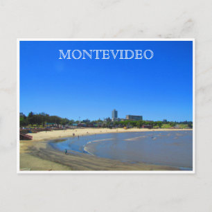 Carte Postale plage de montevideo