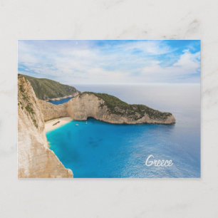 Carte Postale Plage de Navagio Grèce