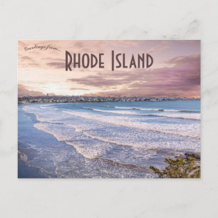 Carte Postale Plage de Newport Rhode Island