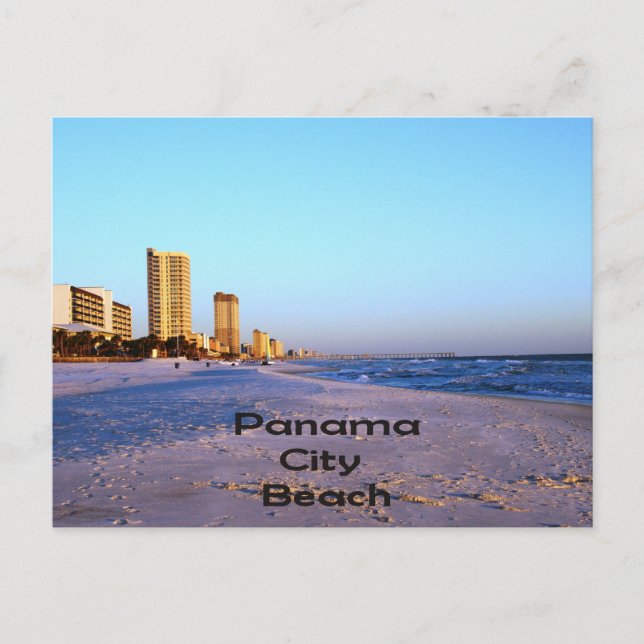 Carte Postale Plage de Panama City (Devant)