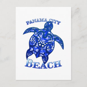 Carte Postale Plage de Panama City Floride Vacances Tortue Triba