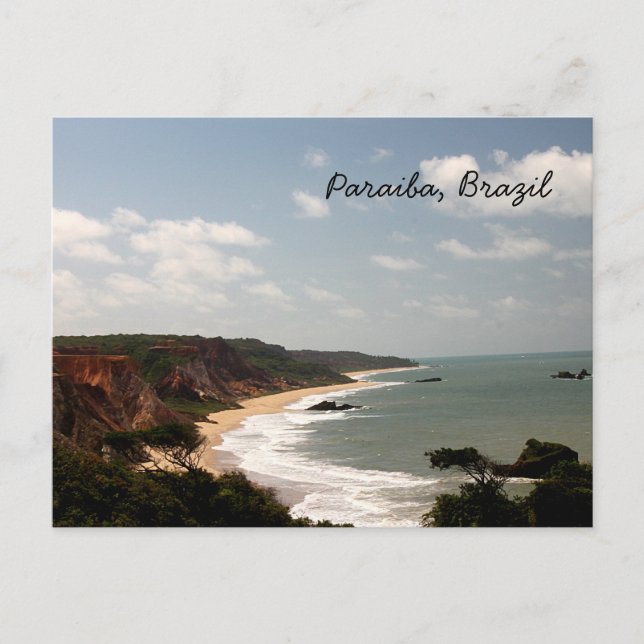 Carte Postale Plage de Paraiba (Devant)