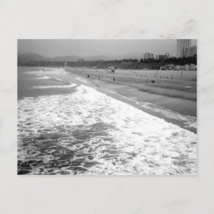 Carte Postale Plage de père Noël Monica