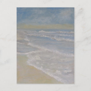 Carte Postale Plage de père Noël Monica