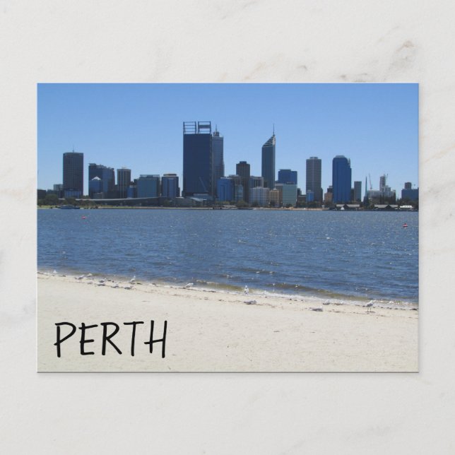 Carte Postale plage de perth (Devant)