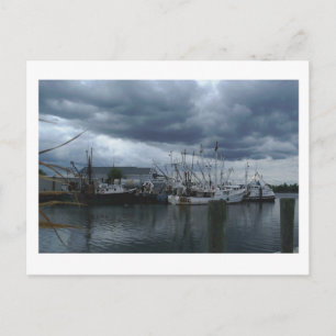 Carte Postale Plage de Point Agréable Bateaux de pêche