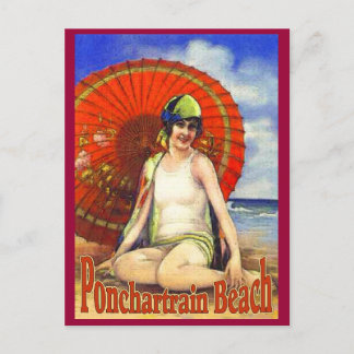 Carte Postale Plage de Ponchartrain