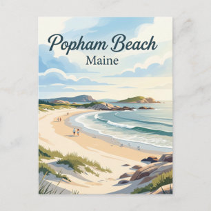 Carte Postale Plage de Popham Maine