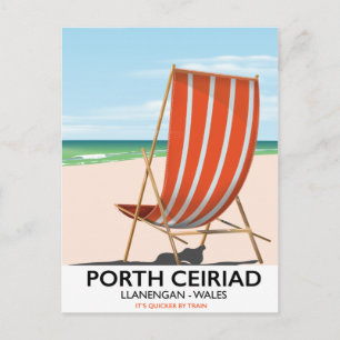 Carte Postale Plage de Porth Ceiriad au Pays de Galles