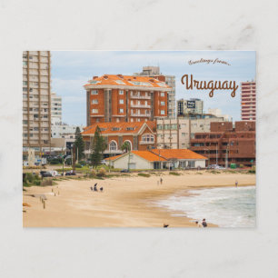 Carte Postale Plage de Punta del Este Uruguay