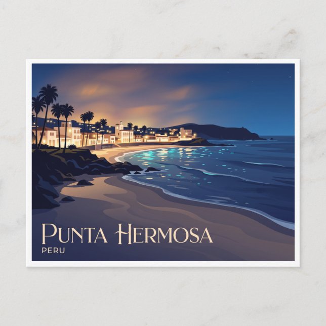Carte Postale Plage de Punta Hermosa Pérou (Devant)