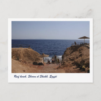 Carte Postale Plage de Reef, Sharm el Sheikh, Égypte